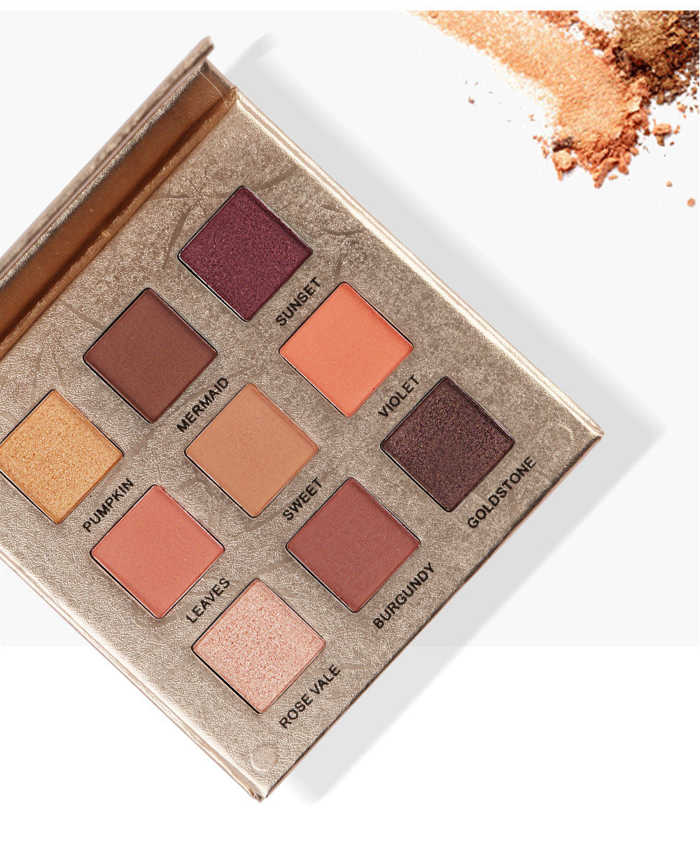 Golden 9-Color Matte Eyeshadow Palette