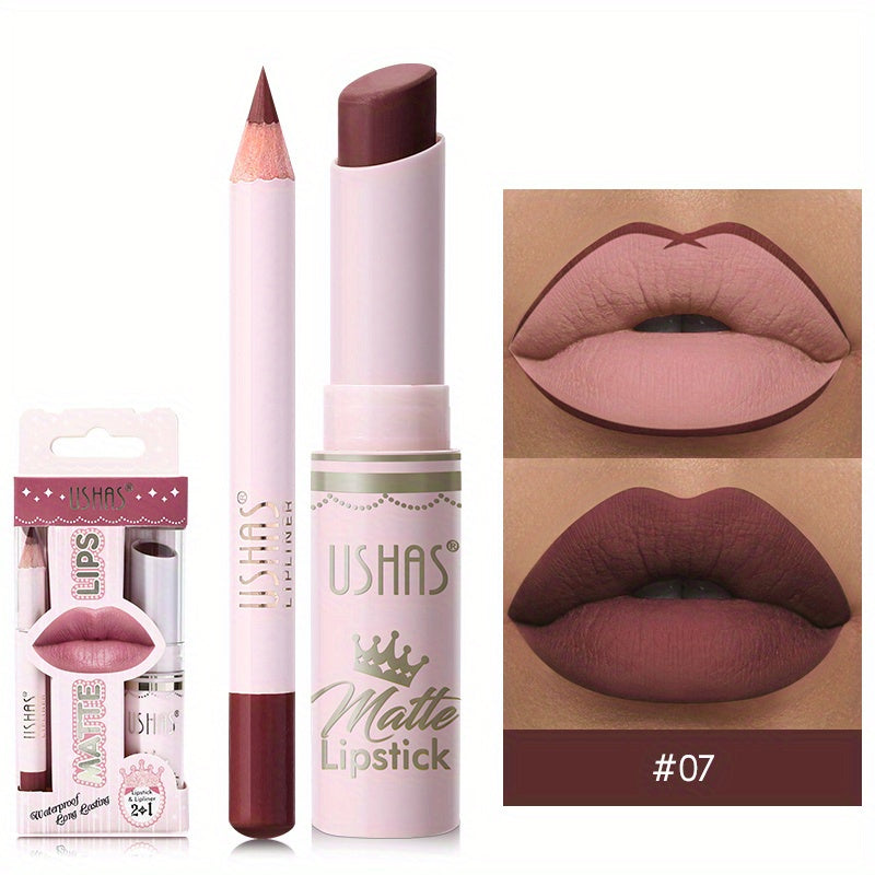 Golden Box Matte Lipstick & Liner
