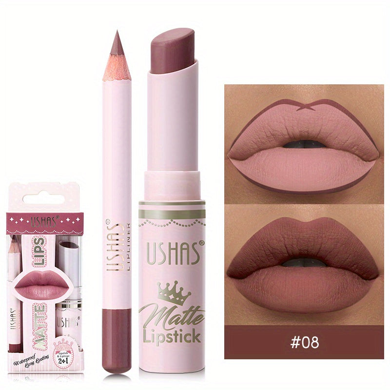Golden Box Matte Lipstick & Liner