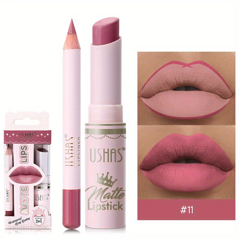 Golden Box Matte Lipstick & Liner