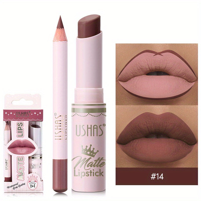 Golden Box Matte Lipstick & Liner