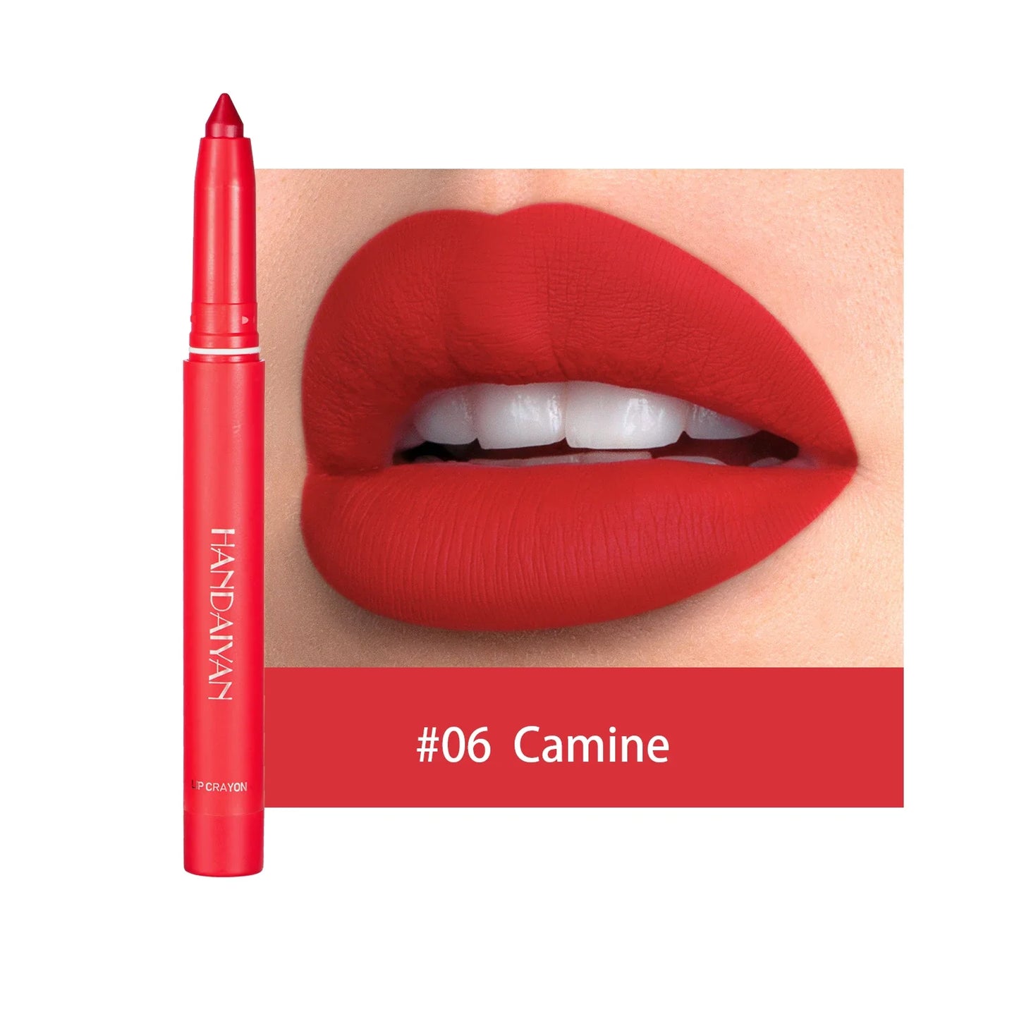 HANDAIYAN 12 Colors Crayon Lipstick High Pigment Velvet Lip Liner