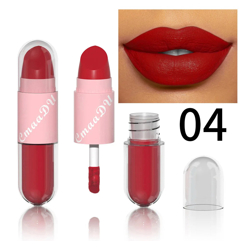 Halloween Lip Gloss Set, 3-Piece Shiny Lipstick Duo