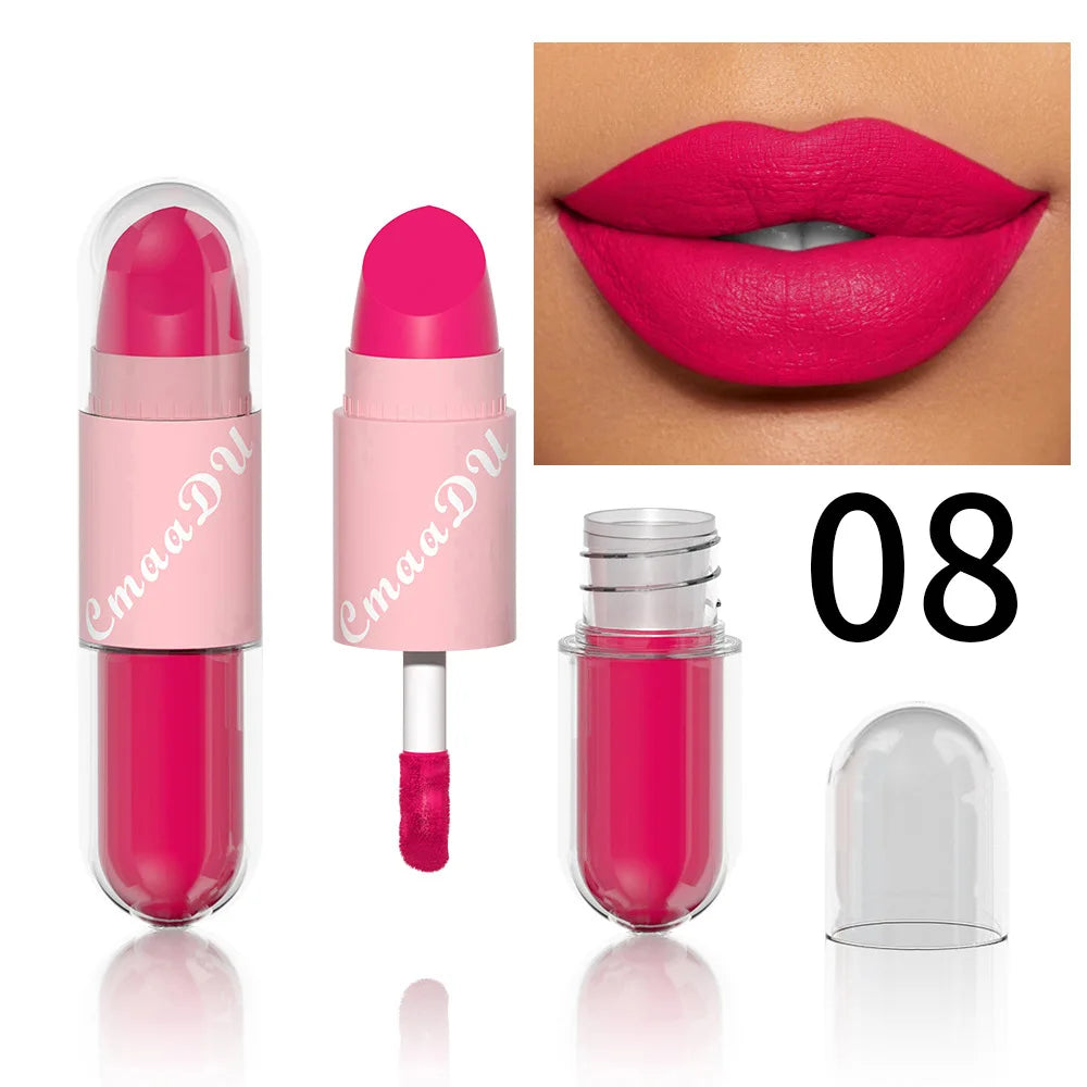 Halloween Lip Gloss Set, 3-Piece Shiny Lipstick Duo