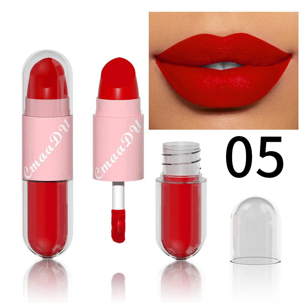 Halloween Lip Gloss Set, 3-Piece Shiny Lipstick Duo