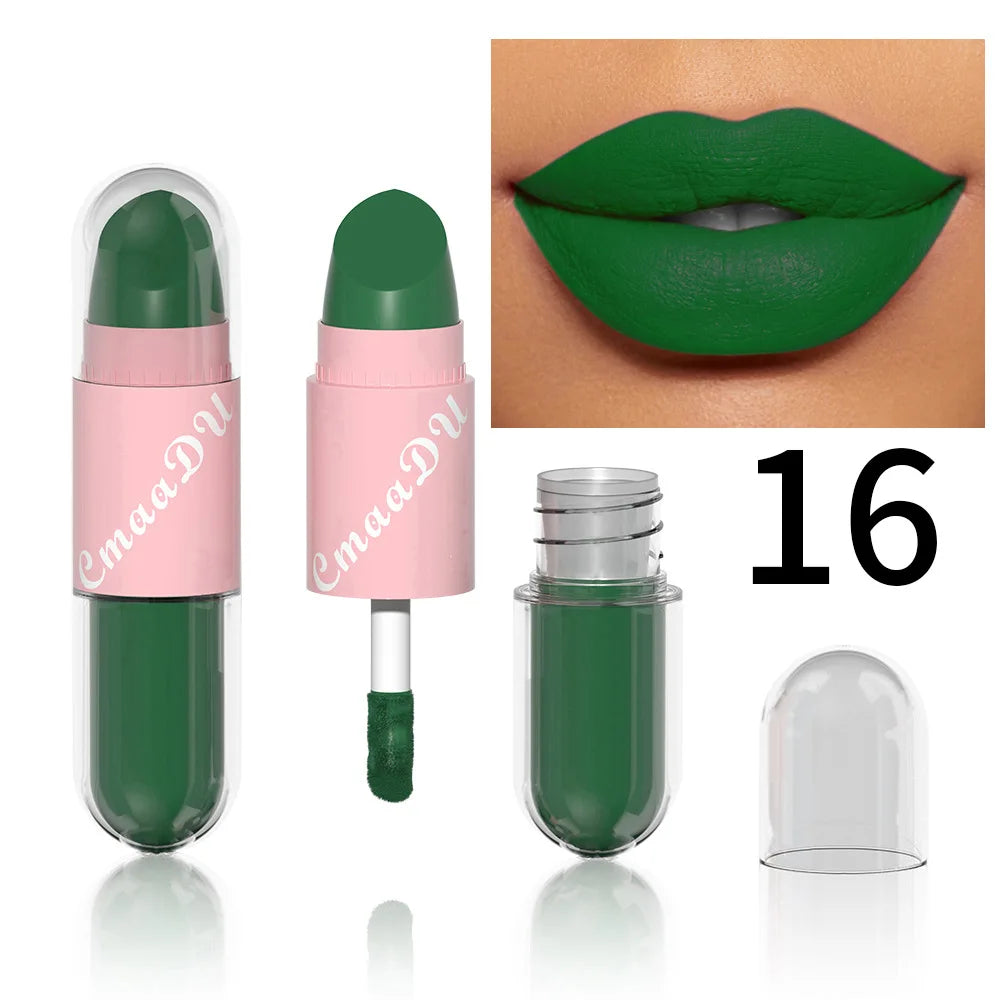 Halloween Lip Gloss Set, 3-Piece Shiny Lipstick Duo