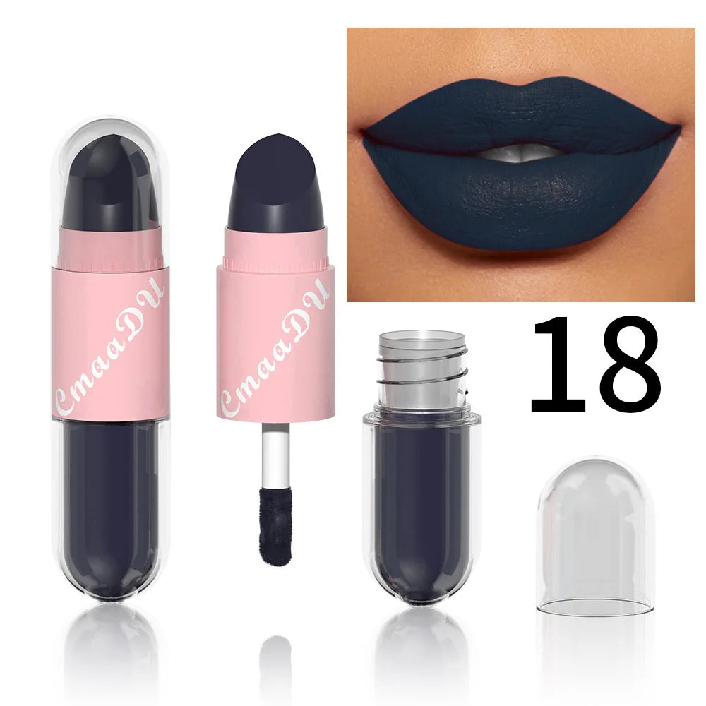 Halloween Lip Gloss Set, 3-Piece Shiny Lipstick Duo