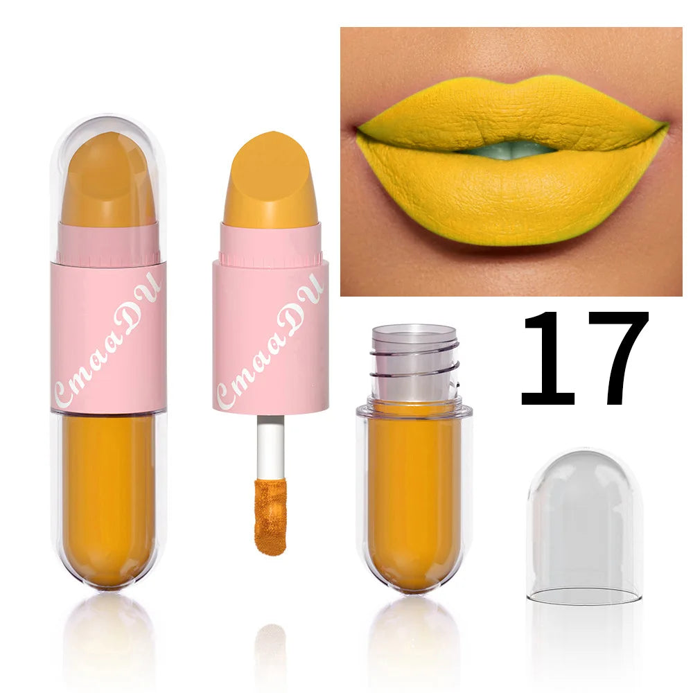 Halloween Lip Gloss Set, 3-Piece Shiny Lipstick Duo
