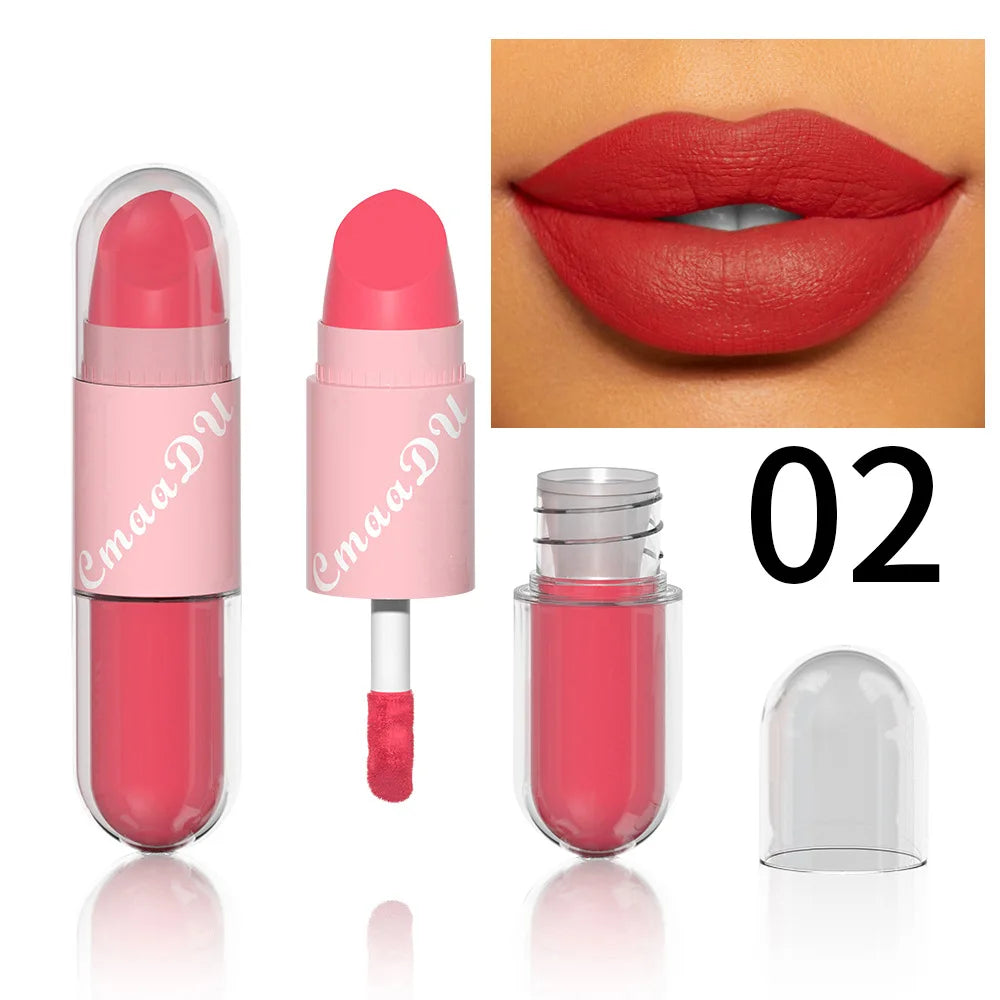 Halloween Lip Gloss Set, 3-Piece Shiny Lipstick Duo