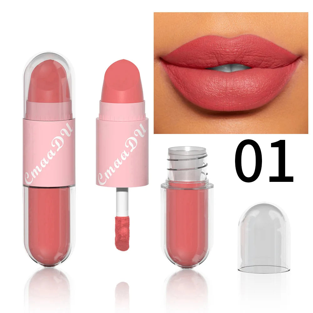 Halloween Lip Gloss Set, 3-Piece Shiny Lipstick Duo