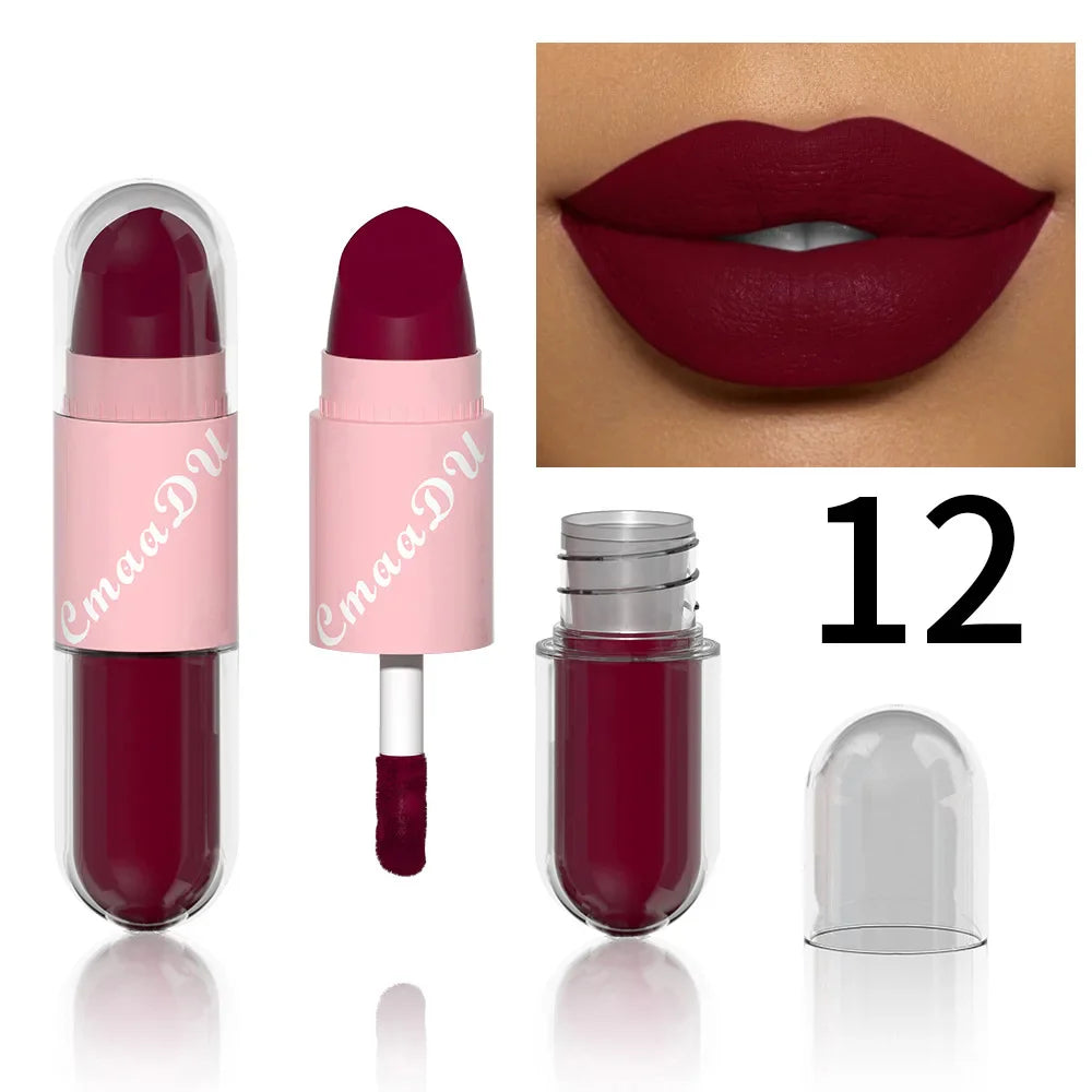 Halloween Lip Gloss Set, 3-Piece Shiny Lipstick Duo