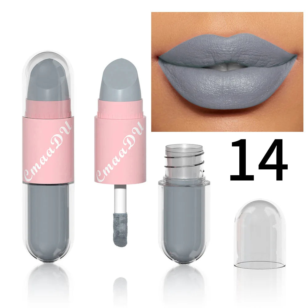 Halloween Lip Gloss Set, 3-Piece Shiny Lipstick Duo
