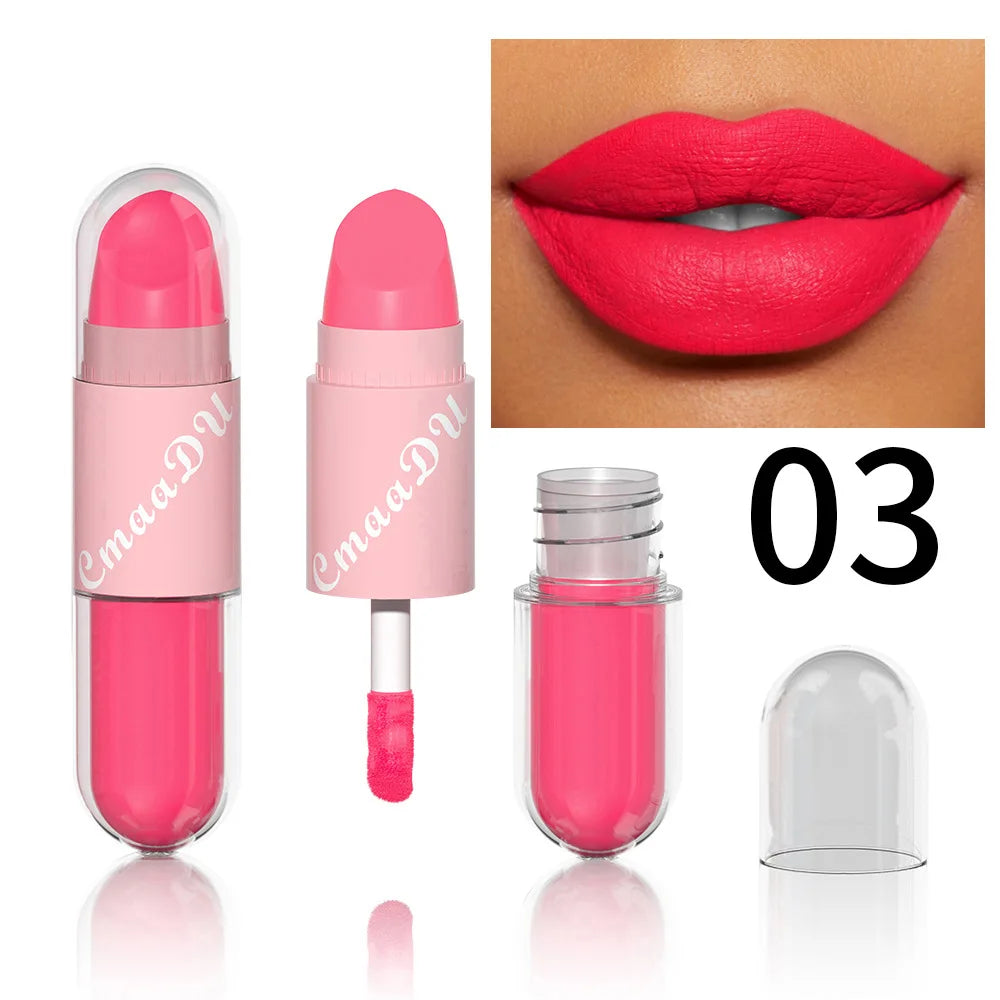 Halloween Lip Gloss Set, 3-Piece Shiny Lipstick Duo