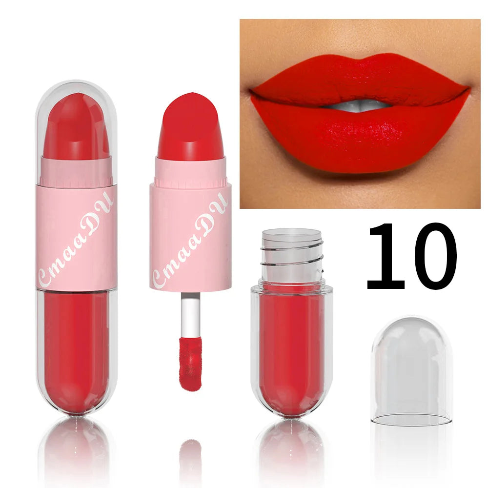 Halloween Lip Gloss Set, 3-Piece Shiny Lipstick Duo