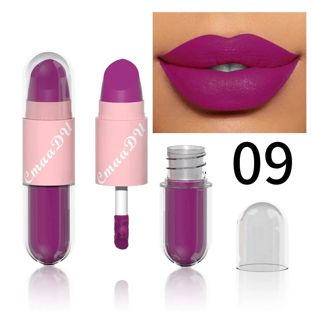 Halloween Lip Gloss Set, 3-Piece Shiny Lipstick Duo