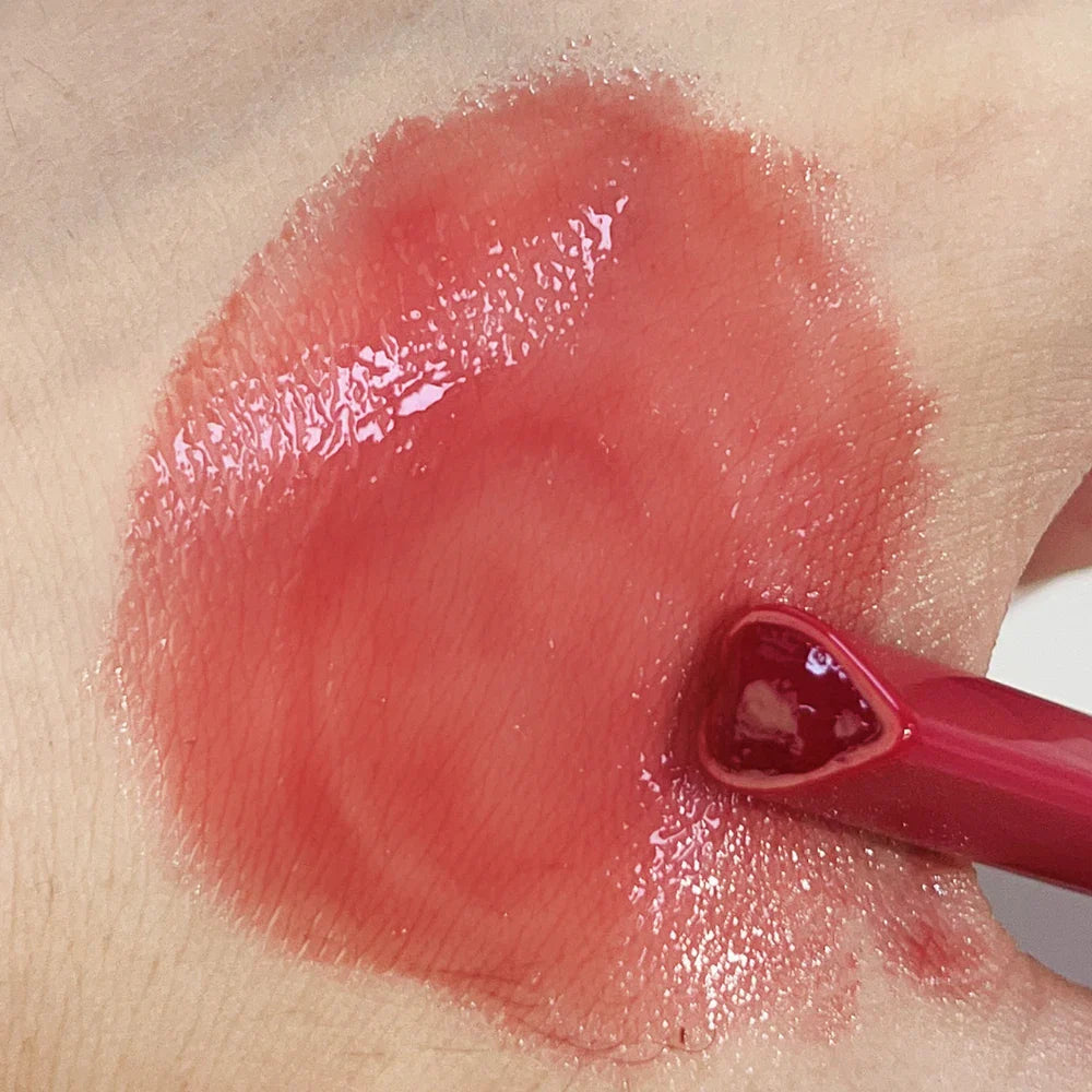 Heart-Shape Jelly Solid Lip Gloss Pen for Shining Juicy Lips