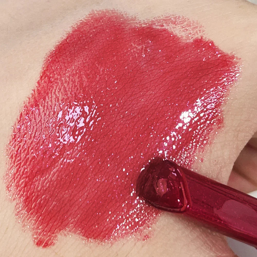 Heart-Shape Jelly Solid Lip Gloss Pen for Shining Juicy Lips