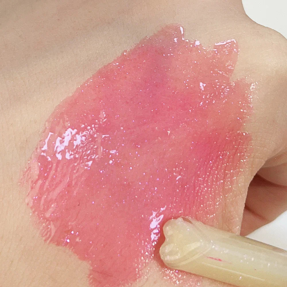 Heart-Shape Jelly Solid Lip Gloss Pen for Shining Juicy Lips