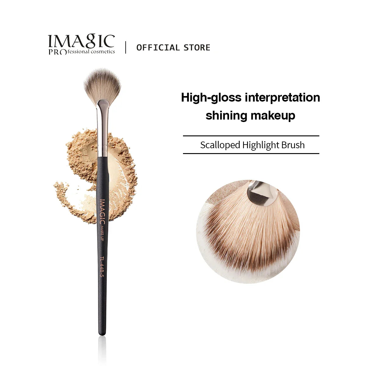 IMAGIC Soft Blush Brush for Makeup Application