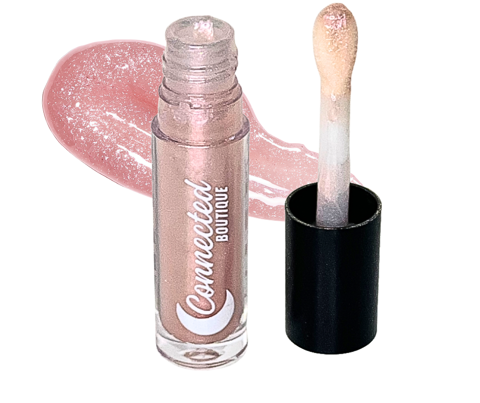 Pixie pink shimmer lip gloss