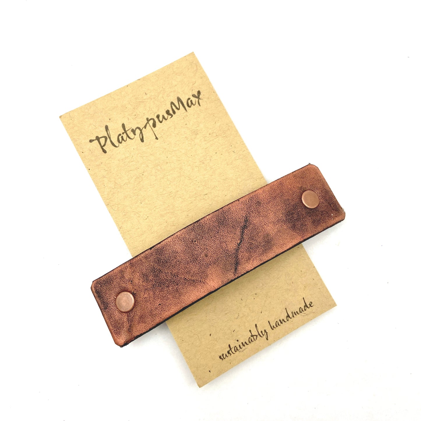 Rustic Copper Hair Clip Barrette