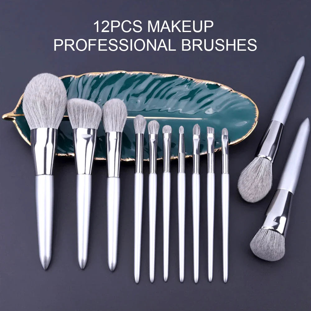 KLINA 12PCS Professional Makeup Brush Kit
