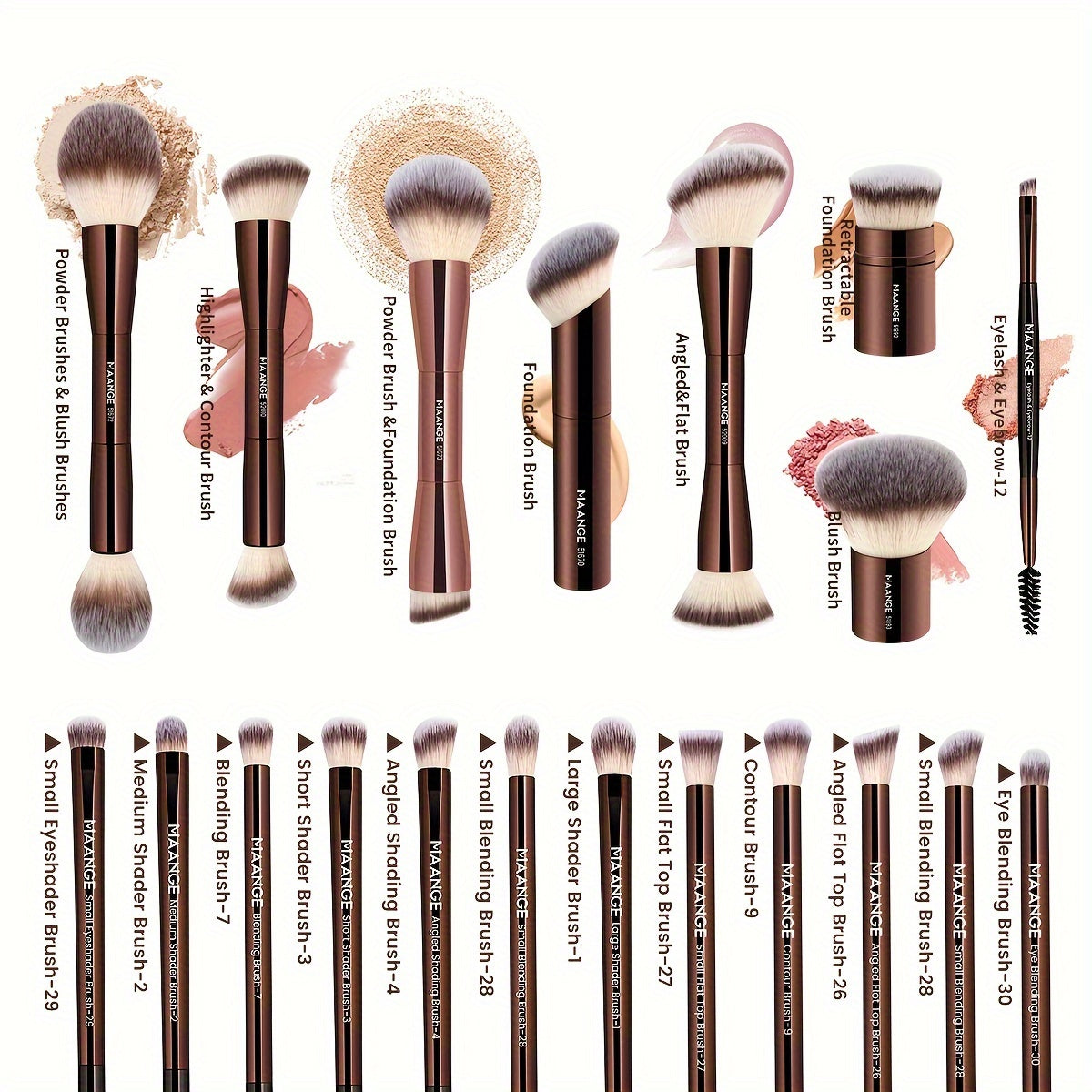 Kabuki Makeup Brush Set