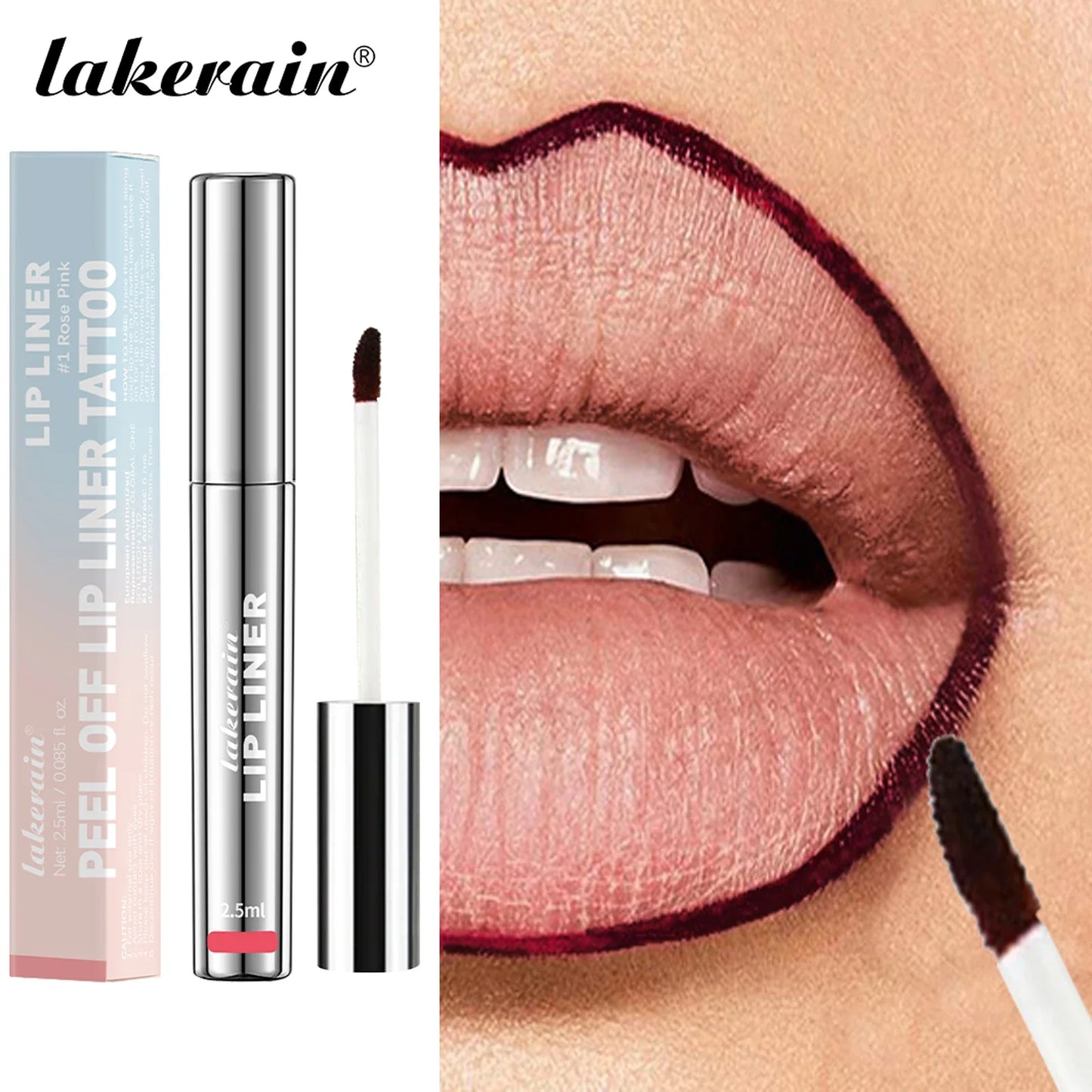 Lakerain Lip Liner Set Matte Finish