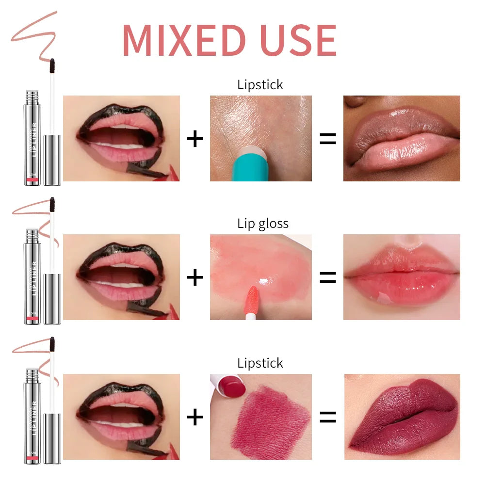 Lakerain Lip Liner Set Matte Finish