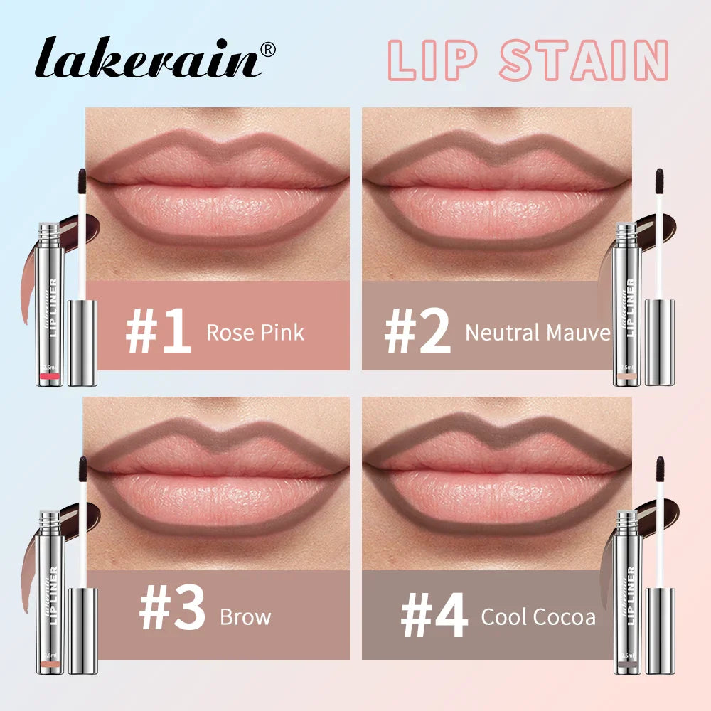 Lakerain Lip Liner Set Matte Finish