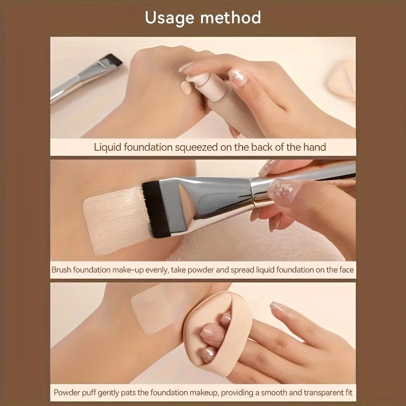 Lightweight Flat Head Brush for Foundation