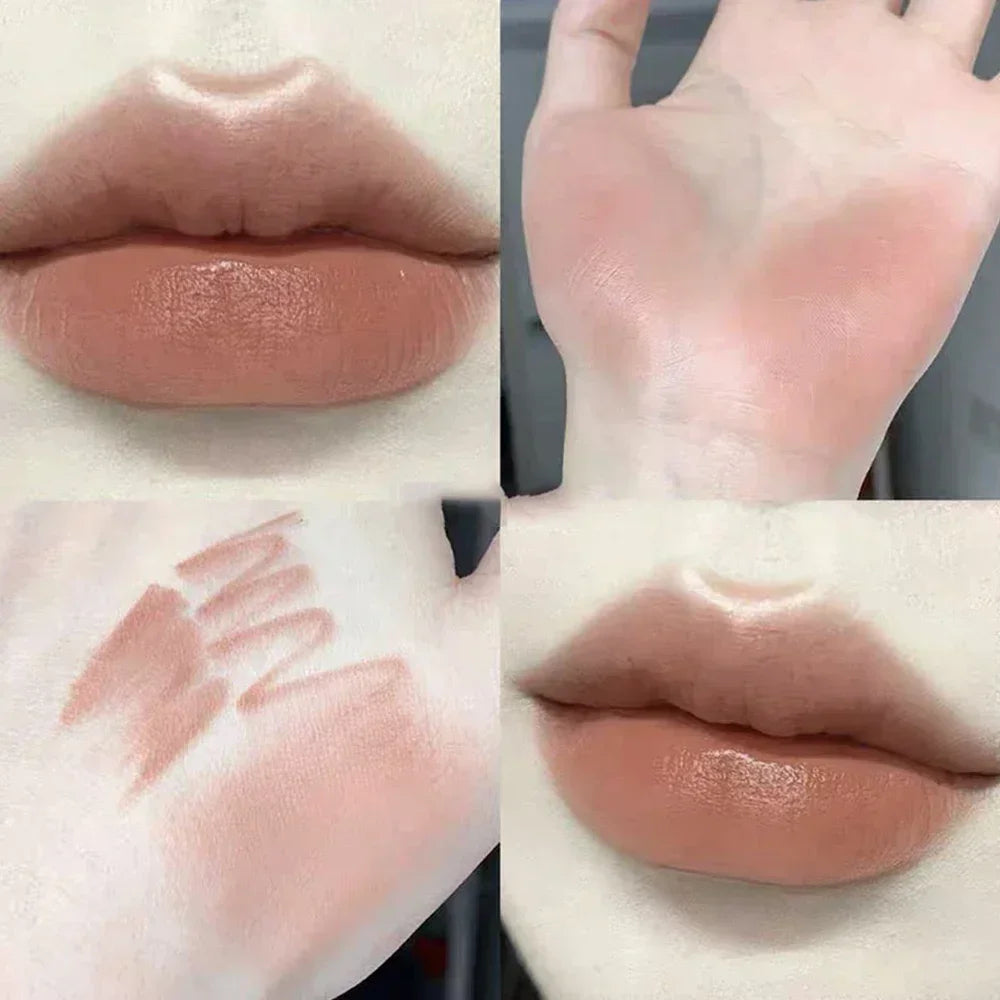 Lip Liner Pen Matte Waterproof Longlasting Silver Tube Makeup