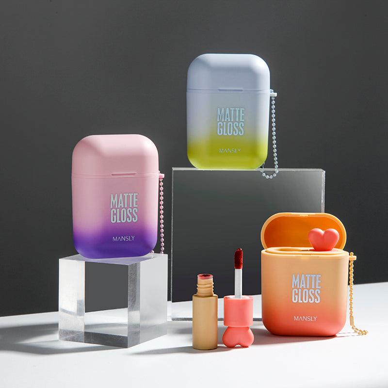 Lipstick airpods Lip Gloss set