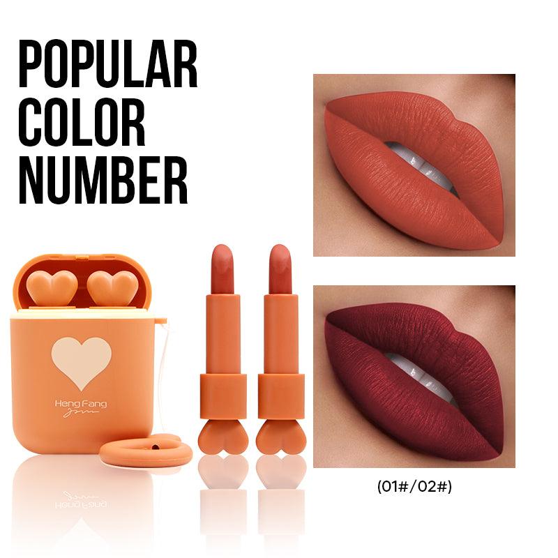 Lipstick airpods Lip Gloss set