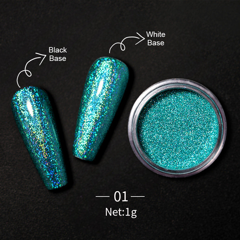 Luminous Nail Glitter Powder
