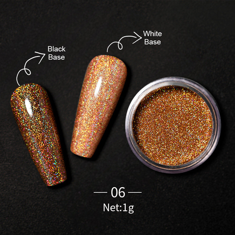 Luminous Nail Glitter Powder