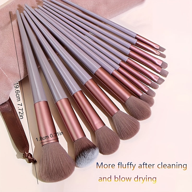 Luxe 13-Piece Makeup Brush Set