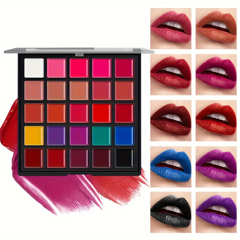 Luxe 25-Color Lipstick Palette