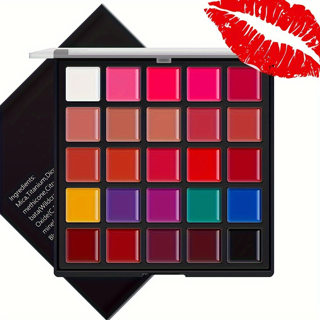 Luxe 25-Color Lipstick Palette