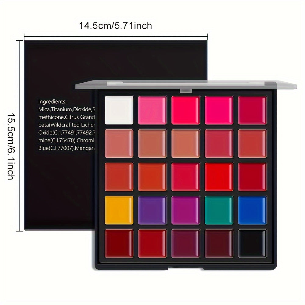 Luxe 25-Color Lipstick Palette