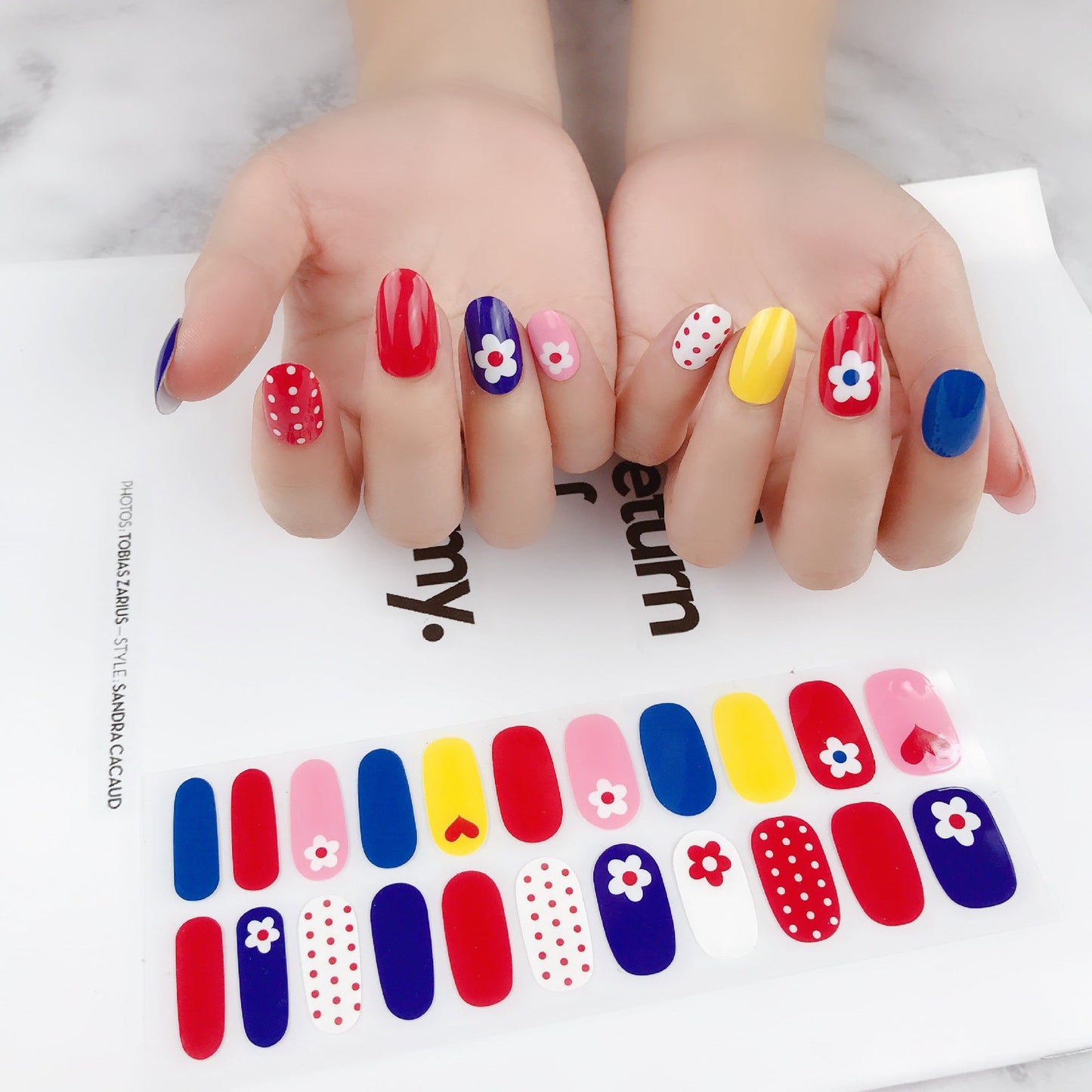 Luxurious Designer Nail Sticker