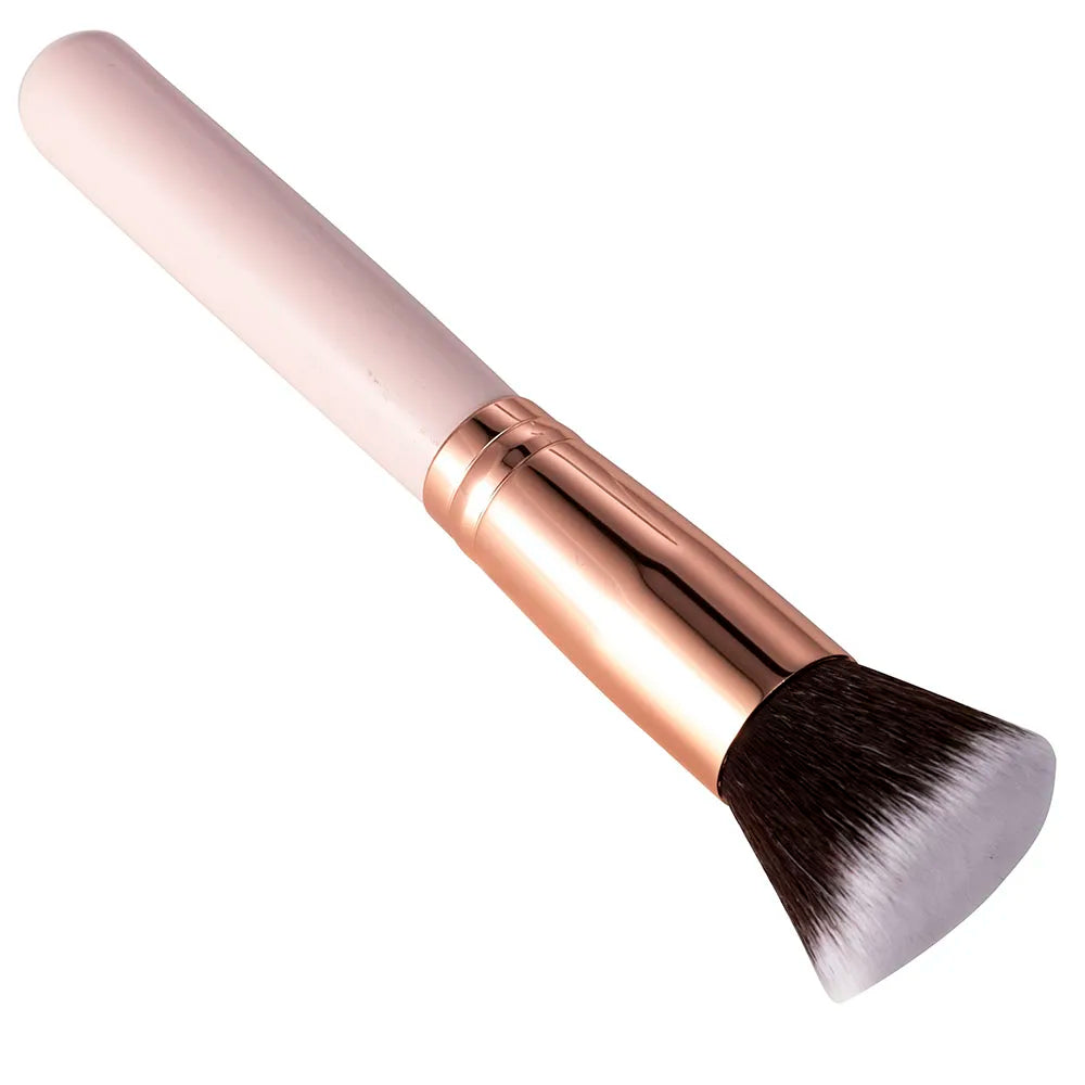 Luxury Champagne Flat Top Foundation Brush