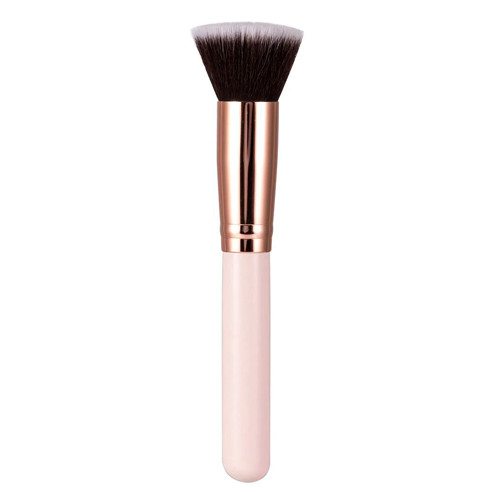 Luxury Champagne Flat Top Foundation Brush