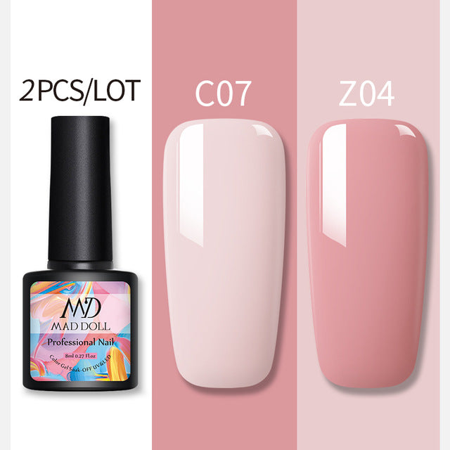 MAD DOL Gelatinous Texture Nail Polish