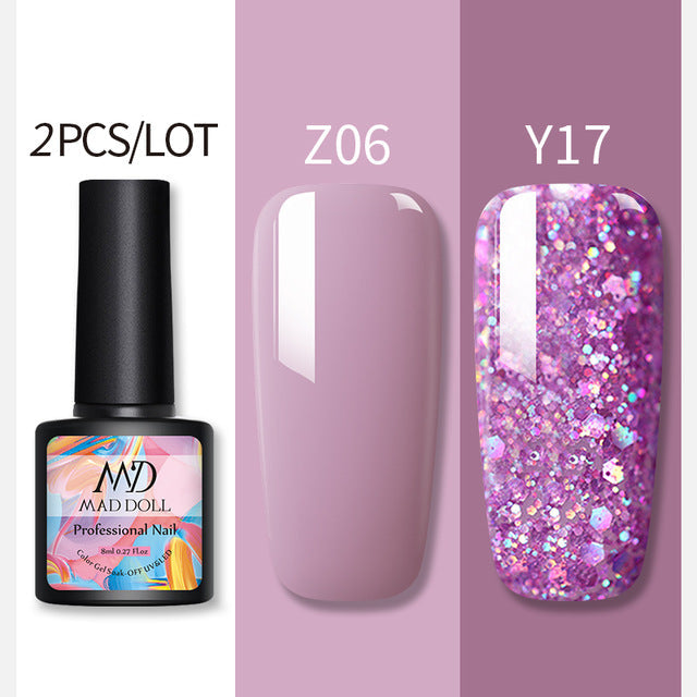 MAD DOL Gelatinous Texture Nail Polish
