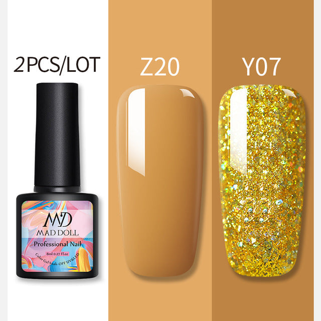 MAD DOL Gelatinous Texture Nail Polish