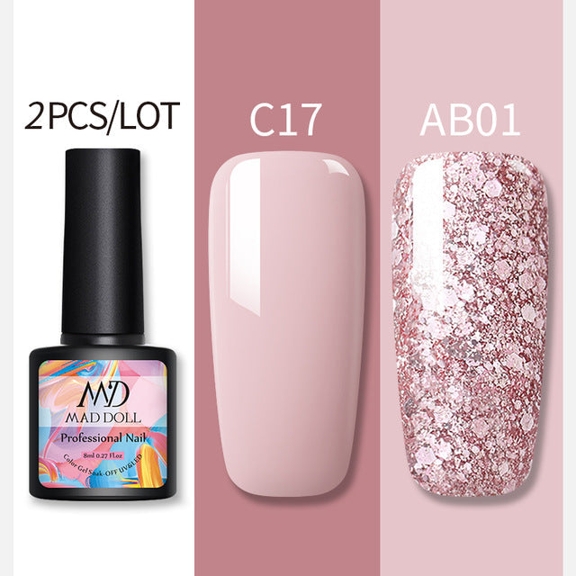 MAD DOL Gelatinous Texture Nail Polish