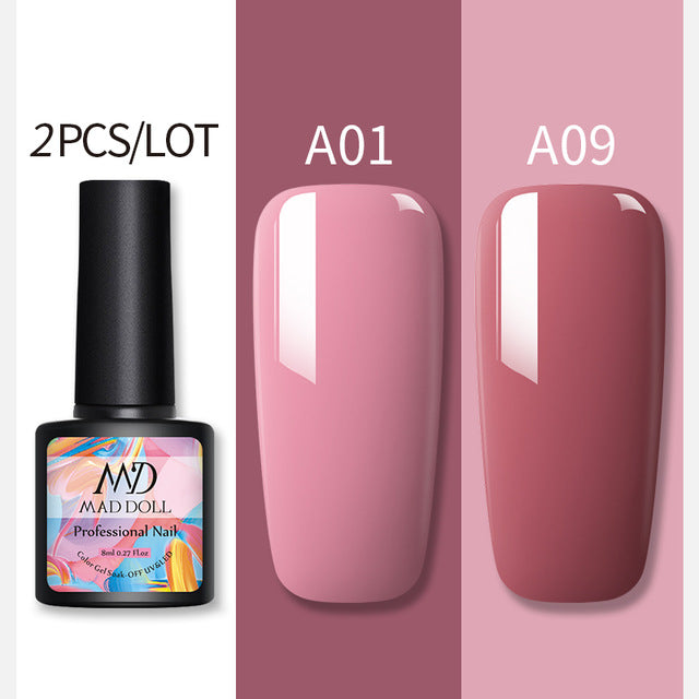 MAD DOL Gelatinous Texture Nail Polish