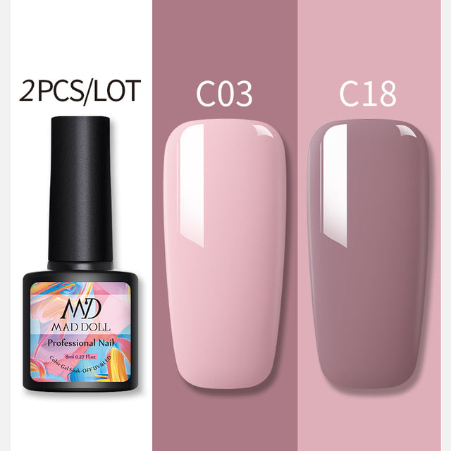 MAD DOL Gelatinous Texture Nail Polish
