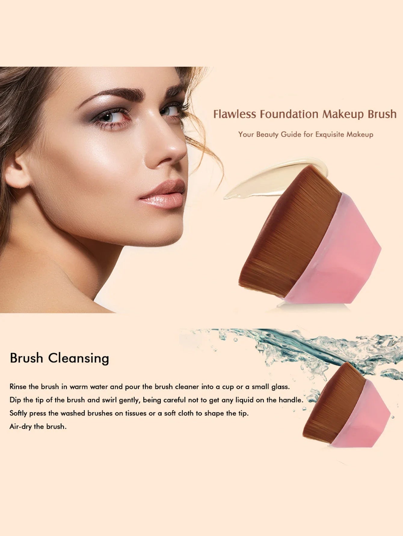 Makeup Brush for Body Foundation and Blush